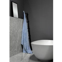 Viadurini Textile Handtücher-Blaues schweres Leinen-Badetuch, von Luxus und italienischem Design - Jojoba