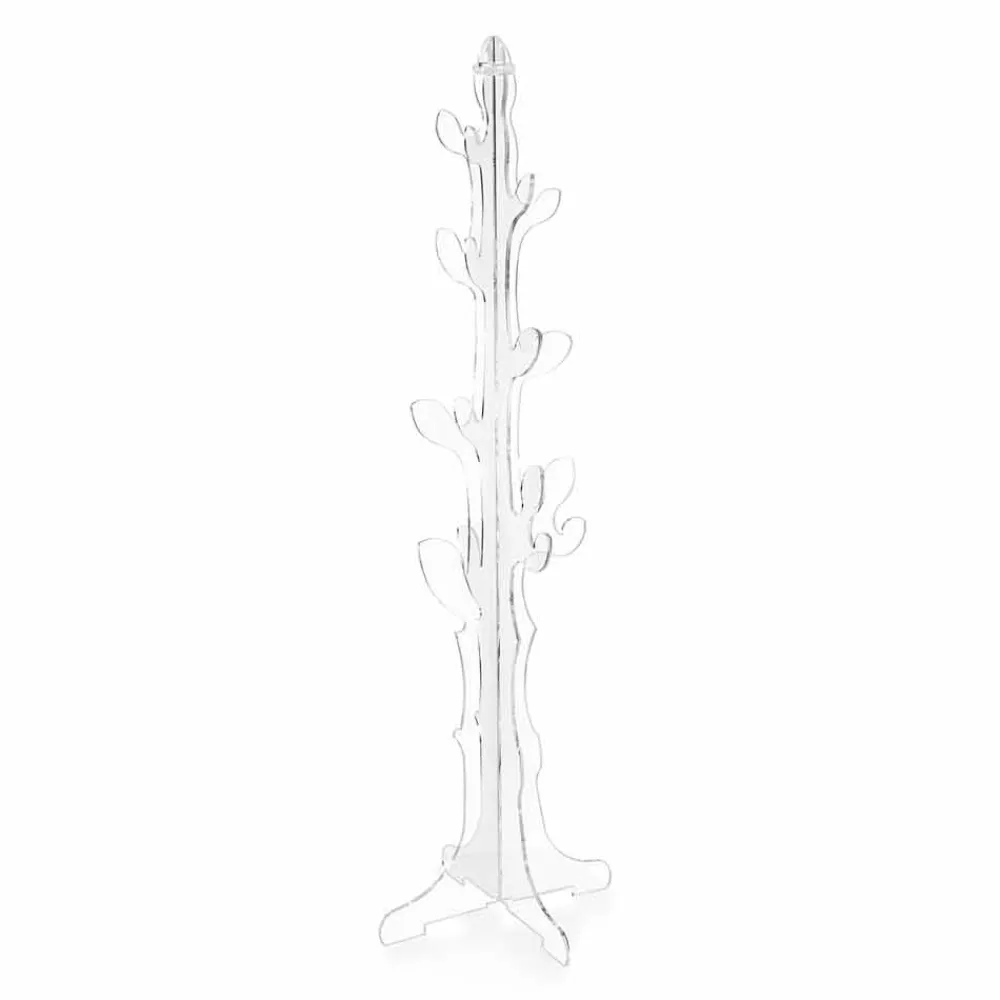 Viadurini Living Garderobenständer-Boden Kleiderbügel in transparentem Plexiglas Design für den Eingang - Alibi