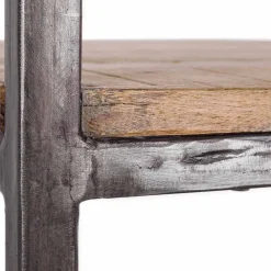 Viadurini Living Moderne Design Bücherregale-Bodenregal im Industriestil aus Stahl und Holz Homemotion - Zompo