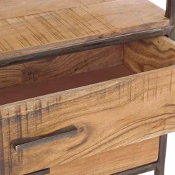 Viadurini Living Moderne Design Bücherregale-Bodenregal im Industriestil aus Stahl und Holz Homemotion - Zompo