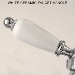 Viadurini Taps Badewannearmaturen-Bodenstehende Wannenbatterie mit Handbrause aus Messing Made in Italy - Noriana