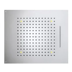 BOSSINI Duschköpfe-Deckenduschkopf aus Chrom mit zwei Strahlarten und Dream-Farbtherapie