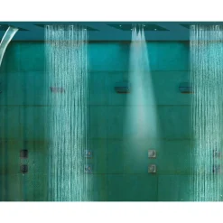 BOSSINI Duschköpfe-Deckenduschkopf aus Chrom mit zwei Strahlarten und Dream-Farbtherapie