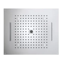 BOSSINI Duschköpfe-Dream moderner Duschkopf in Chromoptik mit LED-Leuchten und vier Funktionen