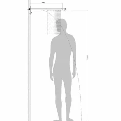BOSSINI Duschköpfe-Edelstahl Duschkopf 2 Strahlfunktionen   Manhattan