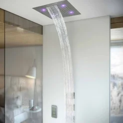 BOSSINI Duschköpfe-Moderner Duschkopf mit 4 Strahlarten und Cromotherapie Dream