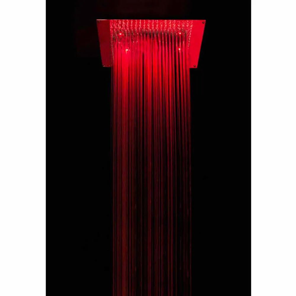 BOSSINI Duschköpfe-Rechteckiger Duschkopf 1-Strahl mit Farblichttherapie