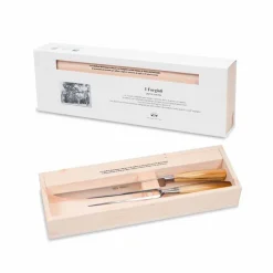 Coltellerie Berti Küchenmesser-Bratenmesser und Gabel, Berti Exklusiv für Viadurini - Careno