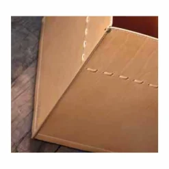 Viadurini Leather Kaminholzständer Aus Leder Und Kunstleder-Brennholzhalter aus Leder für Kamin / Herd Neutral 100% Made in Italy