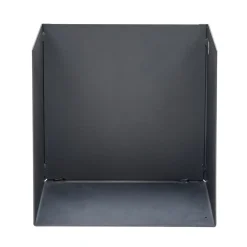 Viadurini Fire Design Kaminholzständer Aus Eisen Und Stahl-Brennholzhalter aus schwarz lackiertem Stahl Made in Italy - Fiamme