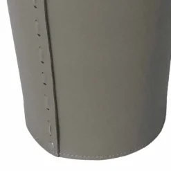 Firestyle Kaminholzständer Aus Leder Und Kunstleder-Brennholzhalter, Eisenhalter und Eisen für Nicad Leder, hergestellt in Italien