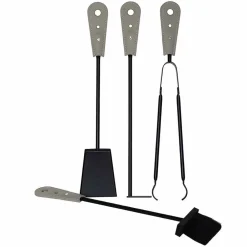 Firestyle Kaminholzständer Aus Leder Und Kunstleder-Brennholzhalter, Eisenhalter und Eisen für Nicad Leder, hergestellt in Italien