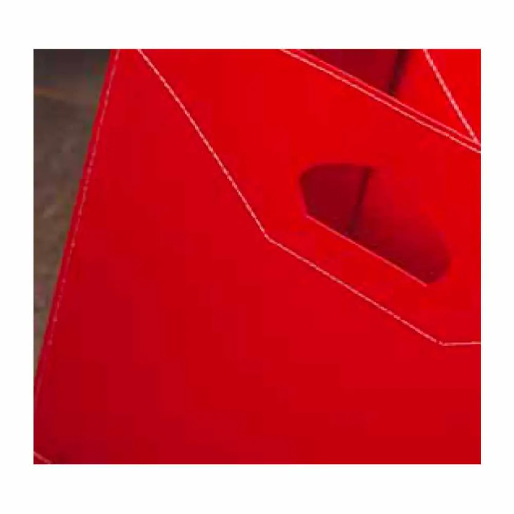 Viadurini Leather Kaminholzständer Aus Leder Und Kunstleder-Brennholztasche aus Leder mit bequemen Rädern Innovo 100% Made in Italy