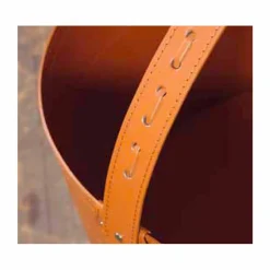 Viadurini Leather Kaminholzständer Aus Leder Und Kunstleder-Brennholztasche aus Milo Modern Design Leder 100% Made in Italy