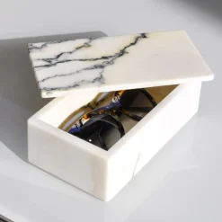 Viadurini Living Deko Artikel Und Wohnaccessoires-Brillenbox aus Marmor, hergestellt in Italien - Kenna