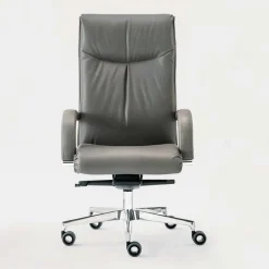 Viadurini Living Bürosessel-Bürodrehsessel aus Leder und Kunstleder - Oliviero