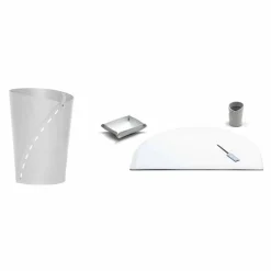 Limac Design Bürozubehör-Bürokomplemente aus modernem, regeneriertem Leder Made in Italy - Meduna