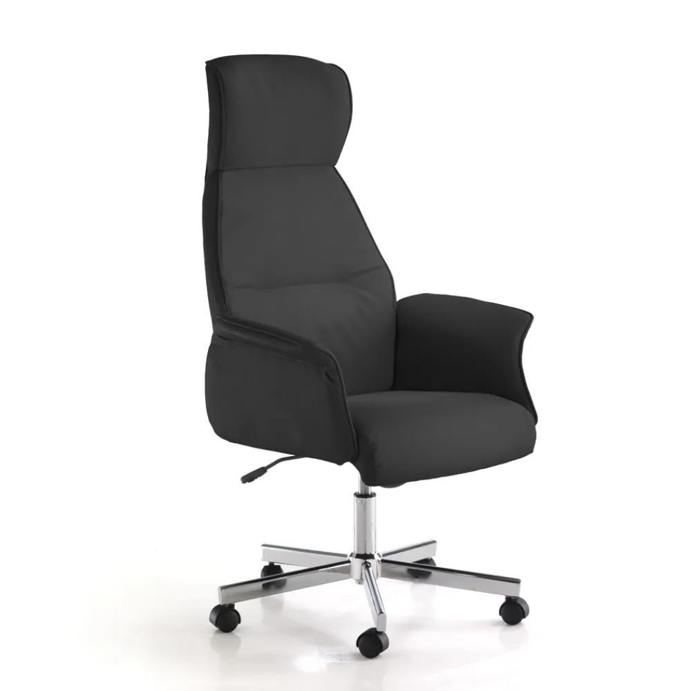 Viadurini Living Bürosessel-Bürosessel aus Kunstleder und Metallgestell – Beryllium