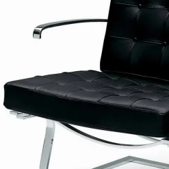 Viadurini Living Bürosessel-Bürosessel aus Leder mit Stahlstruktur Made in Italy - Speranza