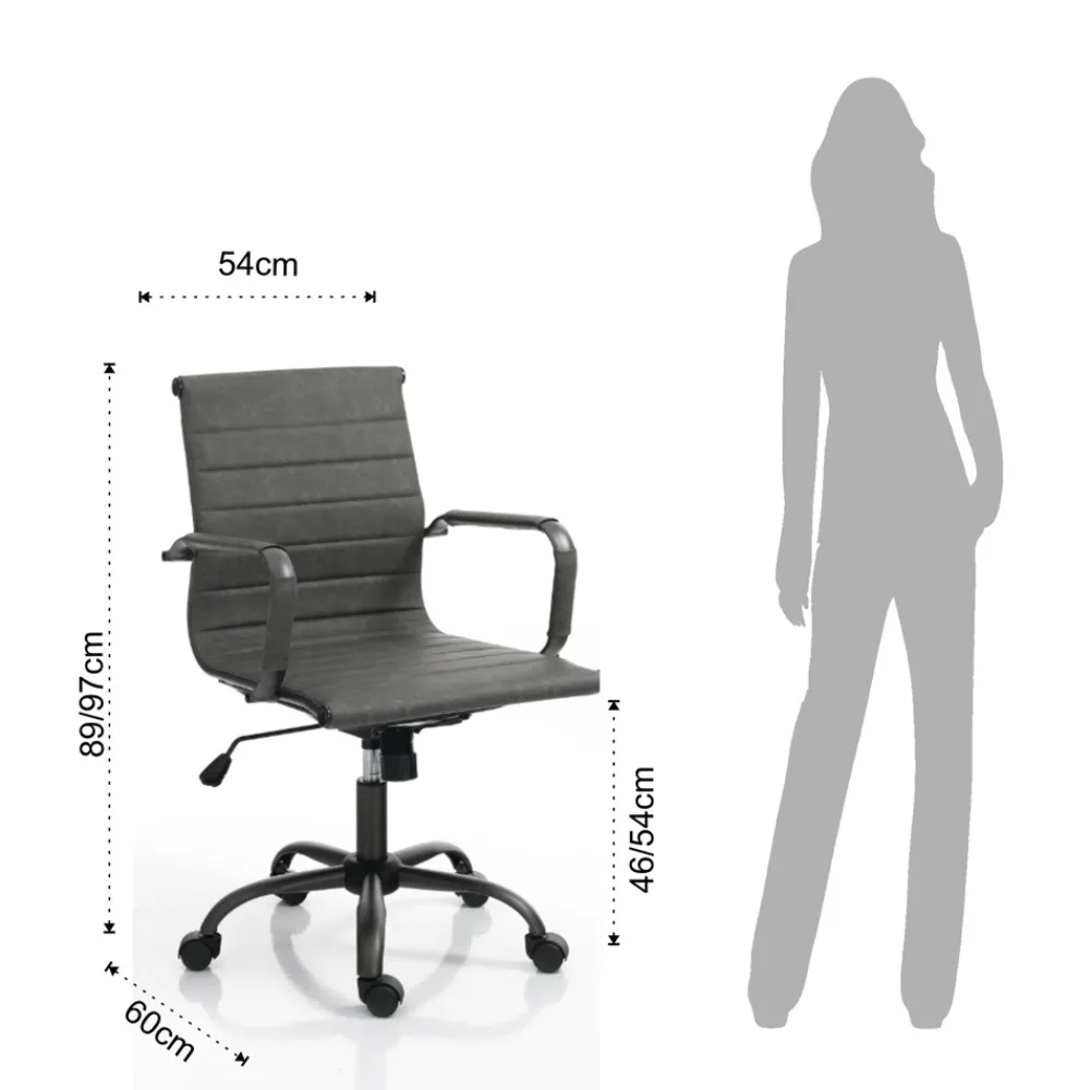 Viadurini Living Bürosessel-Bürosessel mit hoher oder niedriger Rückenlehne – Rubidio