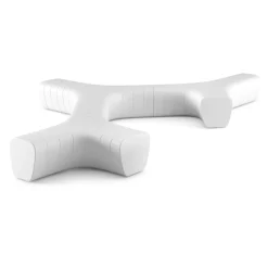 Viadurini Living Bürosofas-Bürosofa aus matt gefärbtem Polyethylen Made in Italy - Galatea