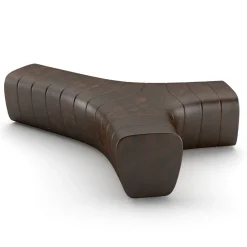 Viadurini Living Bürosofas-Bürosofa aus matt gefärbtem Polyethylen Made in Italy - Galatea