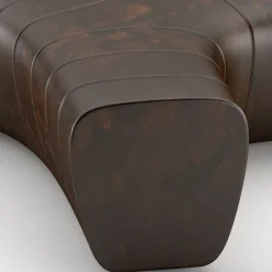 Viadurini Living Bürosofas-Bürosofa aus matt gefärbtem Polyethylen Made in Italy - Galatea