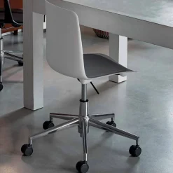 Viadurini Living Bürostühle-Bürostuhl aus Aluminium und Polypropylen Hergestellt in Italien, 2 Stück - Charita