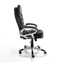 Viadurini Living Bürostühle-Bürostuhl aus Kunstleder mit Rollen – Antimon