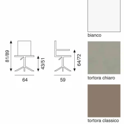 Viadurini Living Bürosessel-Bürostuhl in modernem Design Summer
