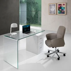 Viadurini Living Bürosessel-Bürostuhl mit Armlehnen und verstellbarer Höhe – Bismuth