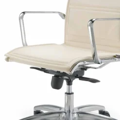 Viadurini Living Bürosessel-Bürostuhl mit einer einziger Struktur aus Kunstleder made in Italy Agata