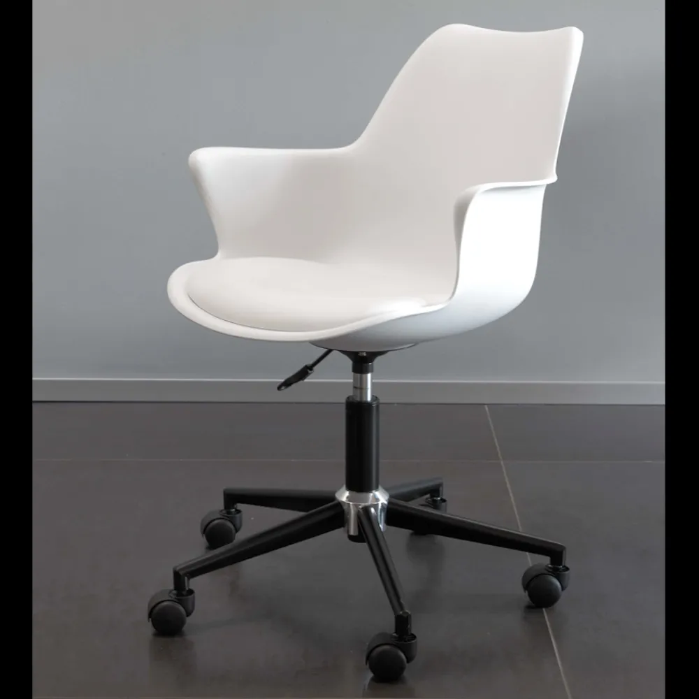 Viadurini Living Bürostühle-Bürostuhl mit Rollen, Armlehnen und höhenverstellbarem Sitz - Iuri