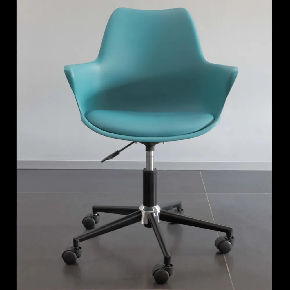 Viadurini Living Bürostühle-Bürostuhl mit Rollen, Armlehnen und höhenverstellbarem Sitz - Iuri