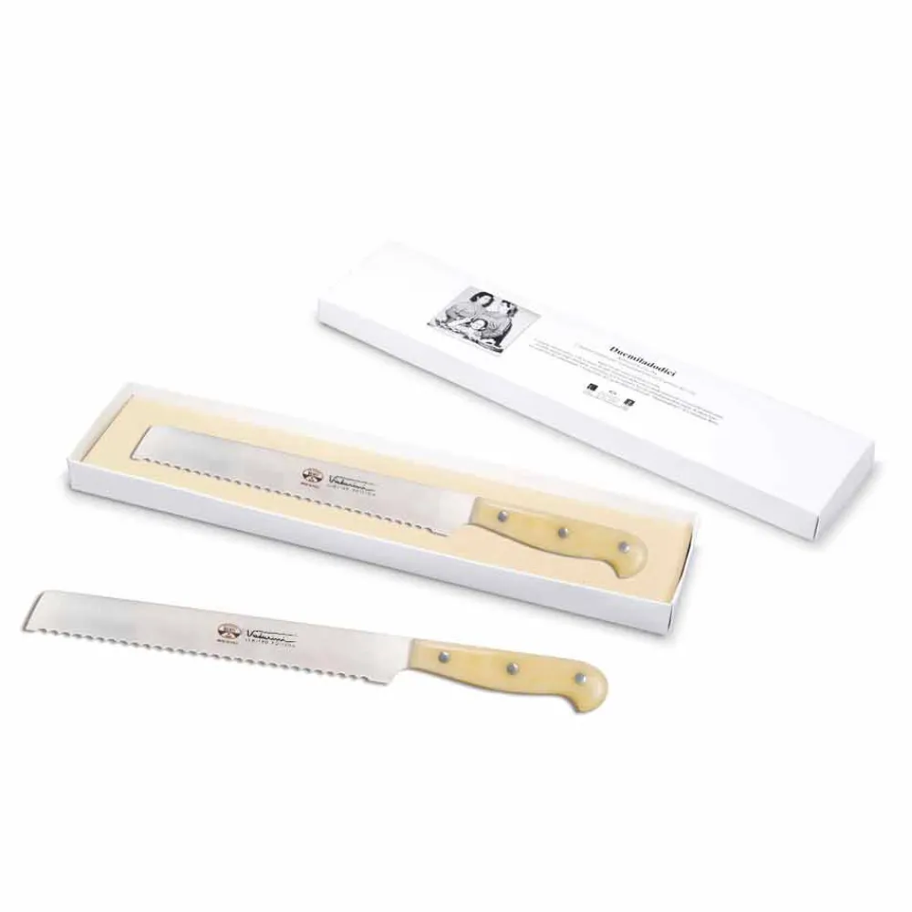 Coltellerie Berti Küchenmesser-Brot und Kuchenmesser gezackte Klinge, Berti Exklusiv für Viadurini - Ardesio