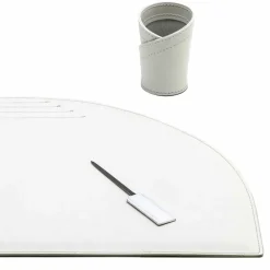 Limac Design Bürozubehör-Bürozubehör für Schreibtisch aus regeneriertem Leder, hergestellt in Italien - Medea