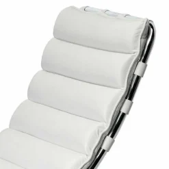 Viadurini Living Recamiere|Recamiere-Chaiselongue aus verchromtem Stahl mit Ledersitz Made in Italy - Diamond