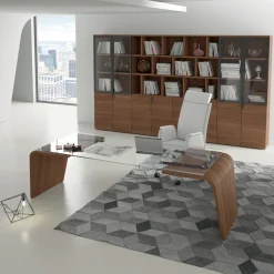 Viadurini Living Design Schreibtische-Chefschreibtisch von Andrea Stramigioli - Butterfly