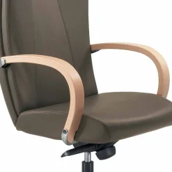 Viadurini Living Bürosessel-Chefsessel Bürostuhl aus echtem Leder in modernem Design