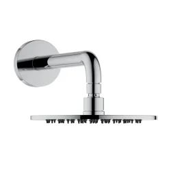 Viadurini Bathroom Duscharmaturen-Chrom-Duschgruppe mit Messing-Duschkopf und Gleitstange - Erkole