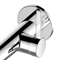 Viadurini Bathroom Waschbeckenarmaturen-Chrom-Waschtischarmatur zur Wandmontage 3 Größen - Erkole