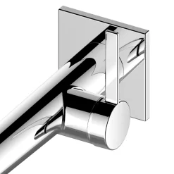 Viadurini Bathroom Waschbeckenarmaturen-Chrom-Waschtischarmatur zur Wandmontage 3 Größen - Erkole