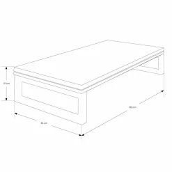Viadurini Bathroom Badmöbel Hängend-Composition 4 Badezimmermöbel aus Teakholz und verchromtem Stahl - Beatles