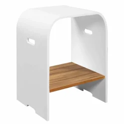 Viadurini Bathroom Badmöbel Hängend-Composition 3 Hängende Badezimmermöbel mit Waschbecken aus weißem Harz - Dazzle