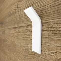 Viadurini Decor Wandgarderobe-Corian Wandgarderobe mit weißem oder schwarzem Einsatz, 3 Stück - Appiccio