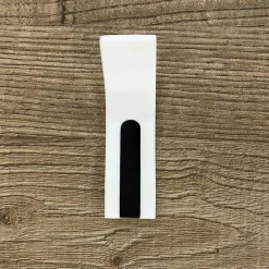 Viadurini Decor Wandgarderobe-Corian Wandgarderobe mit weißem oder schwarzem Einsatz, 3 Stück - Appiccio