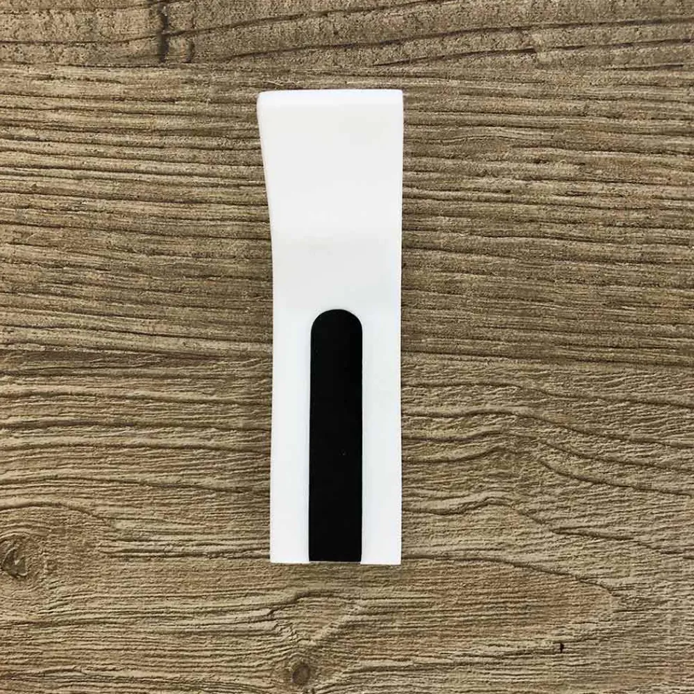 Viadurini Decor Wandgarderobe-Corian Wandgarderobe mit weißem oder schwarzem Einsatz, 3 Stück - Appiccio