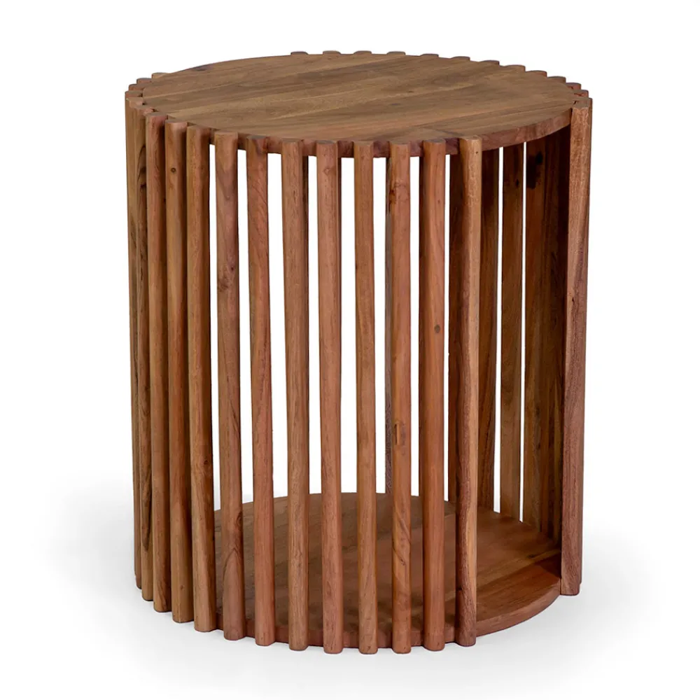 Viadurini Living Klassische Couchtische-Couchtisch aus Akazienholz - Vortice