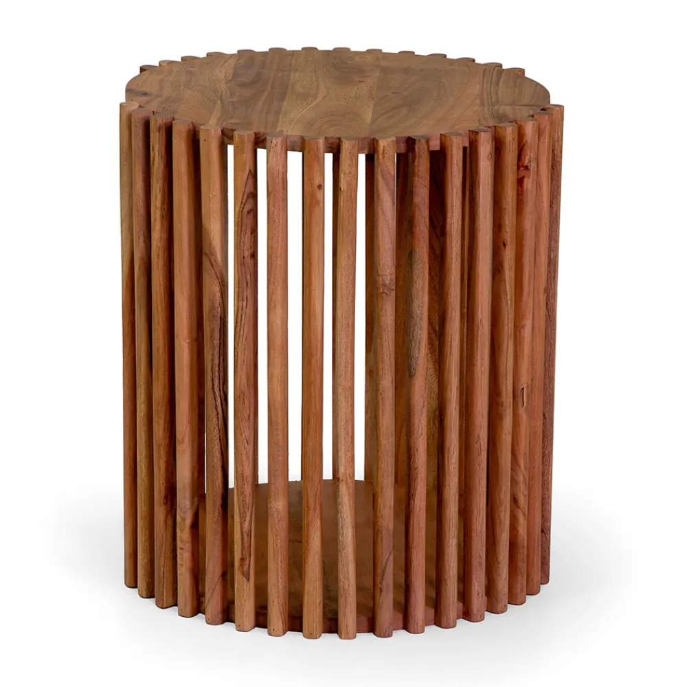 Viadurini Living Klassische Couchtische-Couchtisch aus Akazienholz - Vortice