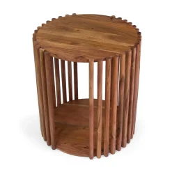 Viadurini Living Klassische Couchtische-Couchtisch aus Akazienholz - Vortice